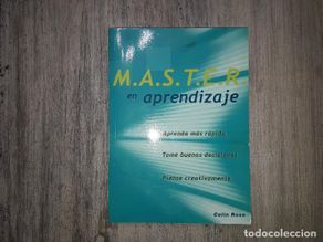 Libros de segunda mano: M.A.S.T.E.R. en aprendizaje de Colin Rose 2002.
